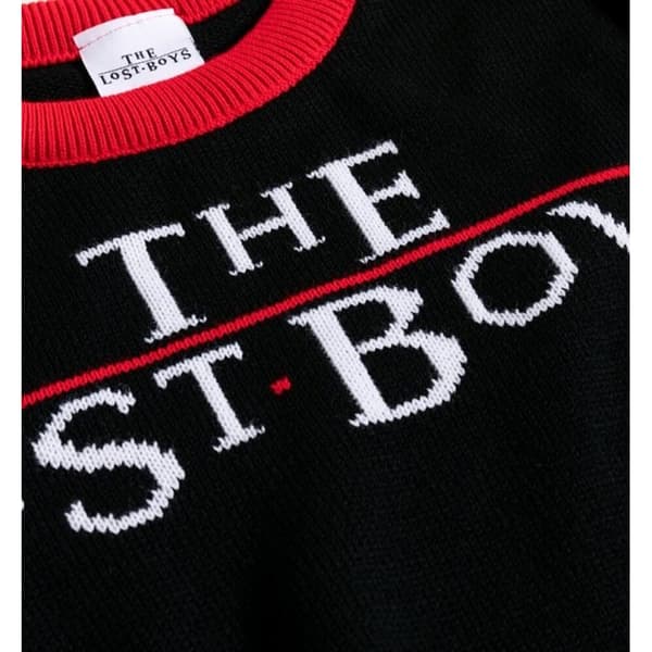 The Lost Boys Unisex strikpullover med logo til voksne
