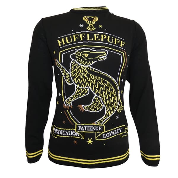 Harry Potter Unisex Hufflepuff-strikket trøje til voksne
