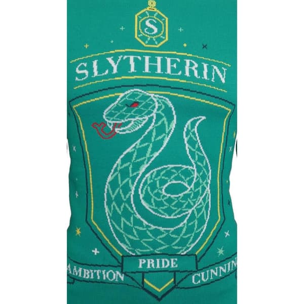 Harry Potter Unisex Adult Slytherin Knitted Jumper