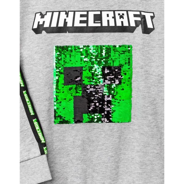 Minecraft Childrens/Kids Sequin Flip Sweatshirt