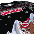 Miniatyrbillede 3 af 5: Gremlins Unisex voksen ski Gizmo strikket juletrøje