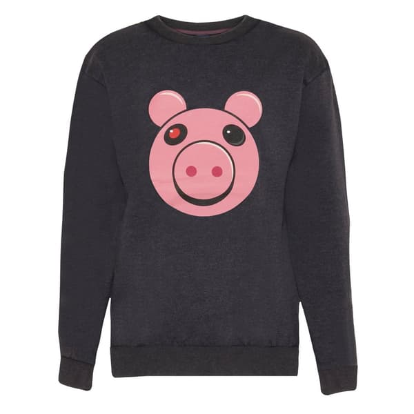 Piggy Sweatshirt med ansigt til piger