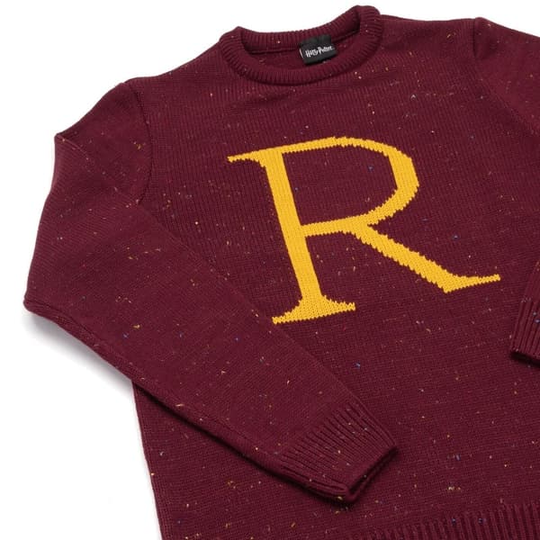 Harry Potter Mens Ron Weasley R Knitted Christmas Jumper