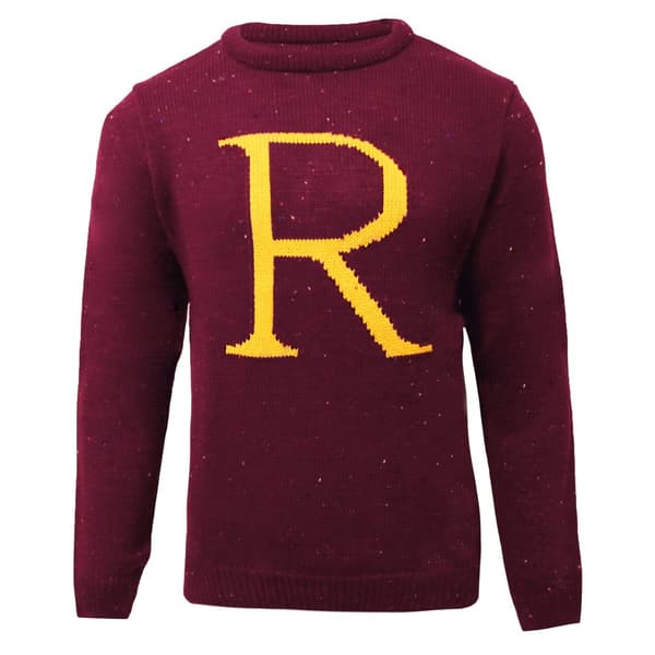 Harry Potter Ron Weasley R strikket juletrøje til mænd Red/Yellow M Harry Potter Ron Weasley R strikket juletrøje til mænd Red/Yellow M