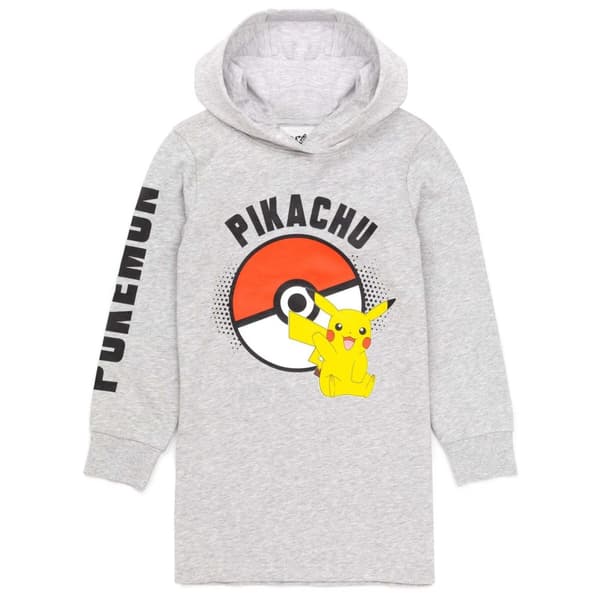Pokemon Flickor Pikachu Hoodie klänning