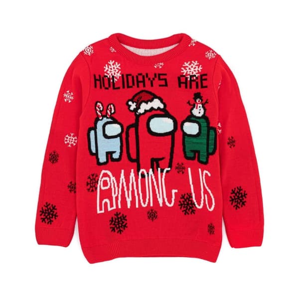 Among Us Jule sweatshirt til børn/unge