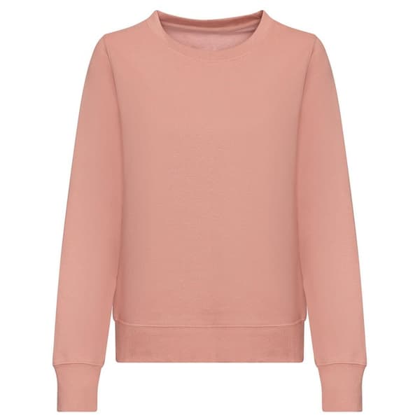 Awdis Womens/Ladies Sweatshirt Dusty Pink L
