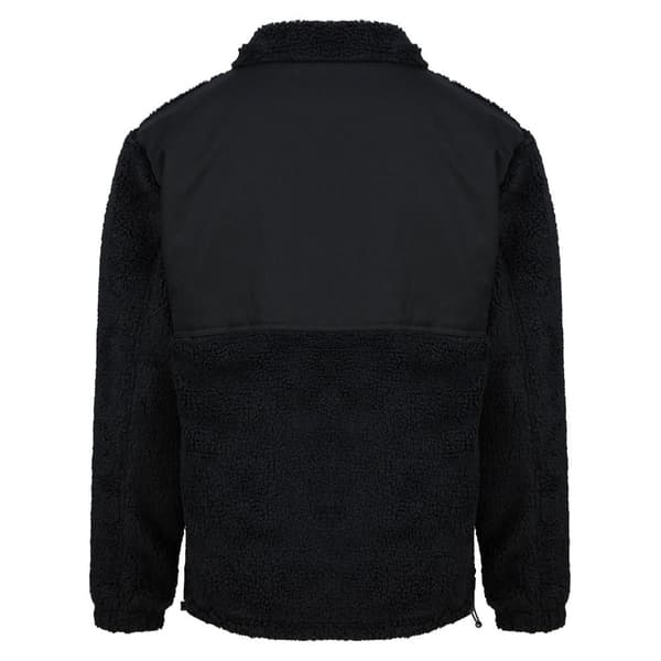 Front Row Mens Sherpa Recycled Fleece Jacket