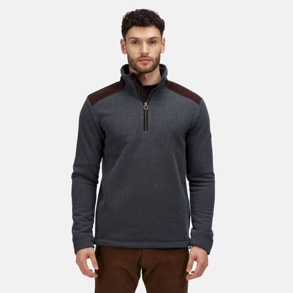 Regatta Mens Holbeck Half Zip Fleece Top
