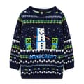 Miniatyrbilde 1 av 5: Minecraft Childrens/Kids Snowy Knitted Christmas Jumper