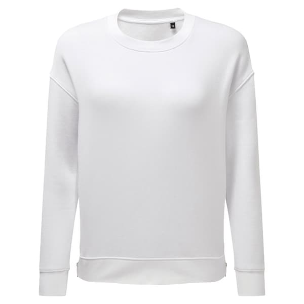 TriDri Sweatshirt med lynlås til kvinder/damer med genbrug