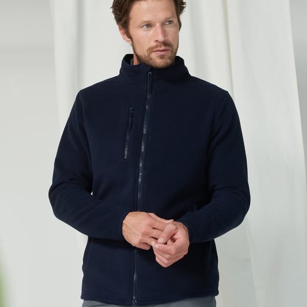 Henbury Unisex Fleecejakke af genanvendt polyester til voksne