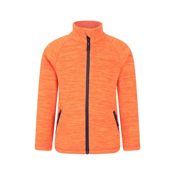 Mountain Warehouse Childrens/Kids Snowdonia Fleece Jacket Bright Orange 9-10 Years