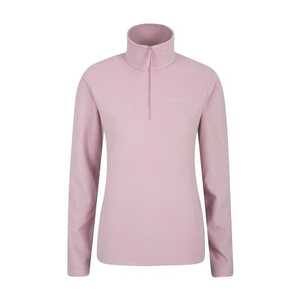 Mountain Warehouse Womens/Ladies Camber Half Zip Fleece Top Light Pink S