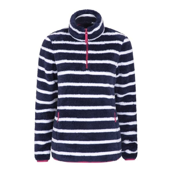 Mountain Warehouse Womens/Ladies Nessy Fleece Top Navy 10 UK