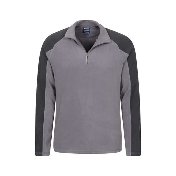 Mountain Warehouse Mens Ashbourne Half Zip Fleece Top (Pack of 2)