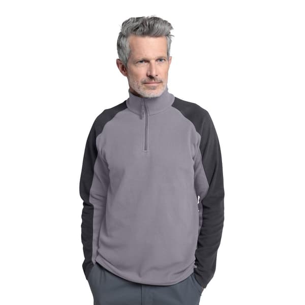 Mountain Warehouse Mens Ashbourne Half Zip Fleece Top (Pack of 2)