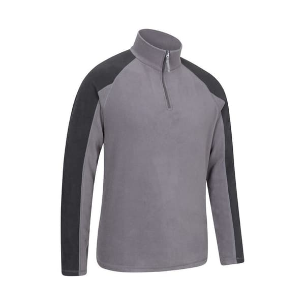 Mountain Warehouse Mens Ashbourne Half Zip Fleece Top (Pack of 2)
