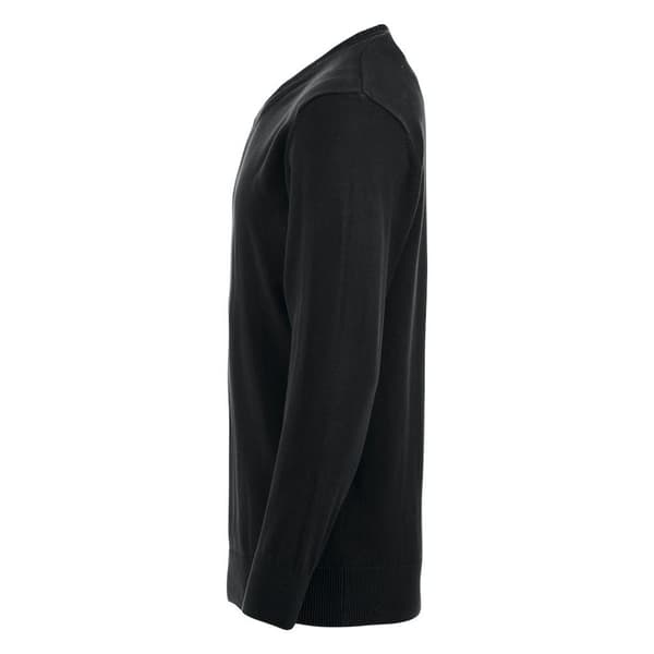 Clique Mens Aston Knitted V Neck Sweatshirt