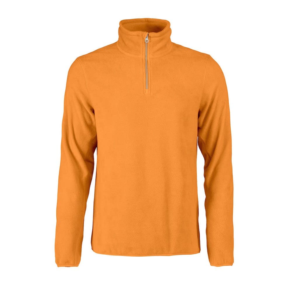 Printer RED Frontflip Fleece Half Zip Sweatshirt för män
