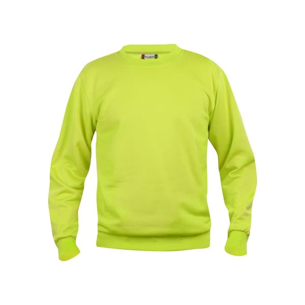 Clique Unisex Adult Plain Sweatshirt Visibility Green M