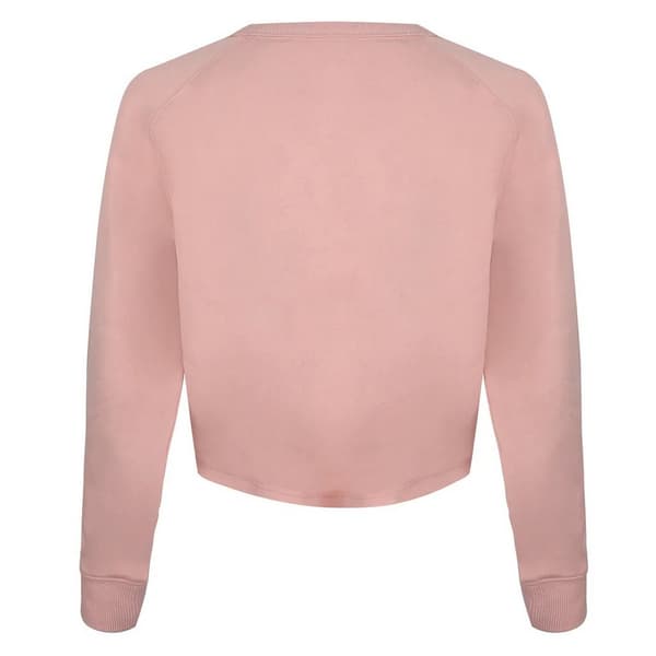 Disney Sweatshirt til kvinder/damer Mickey & Minnie Mouse Hearts Crop Sweatshirt