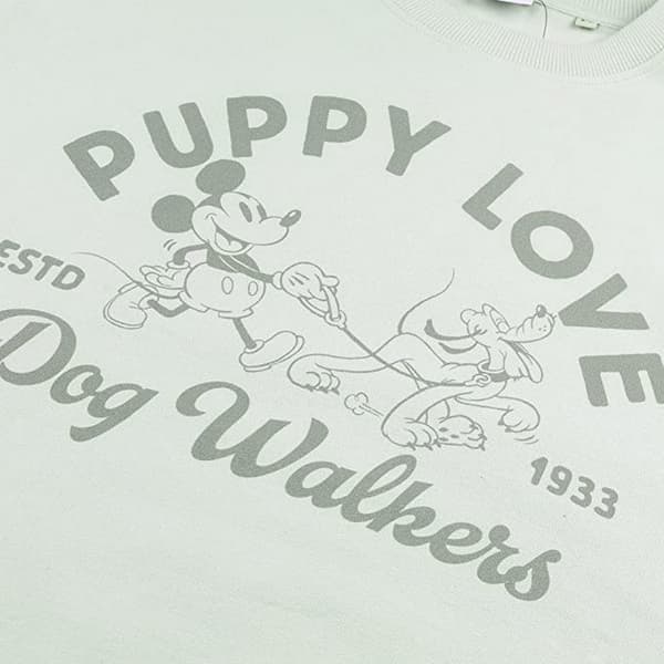 Disney Kvinnor/Damer Puppy Love Crew Neck Sweatshirt