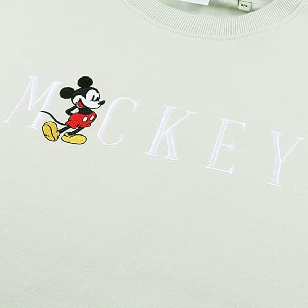 Disney Kvinnor/Damer Musse Pigg- mus broderad tröja