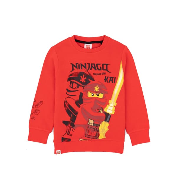Lego Ninjago Boys Kai Warrior Jumper Red/Black 7 Years
