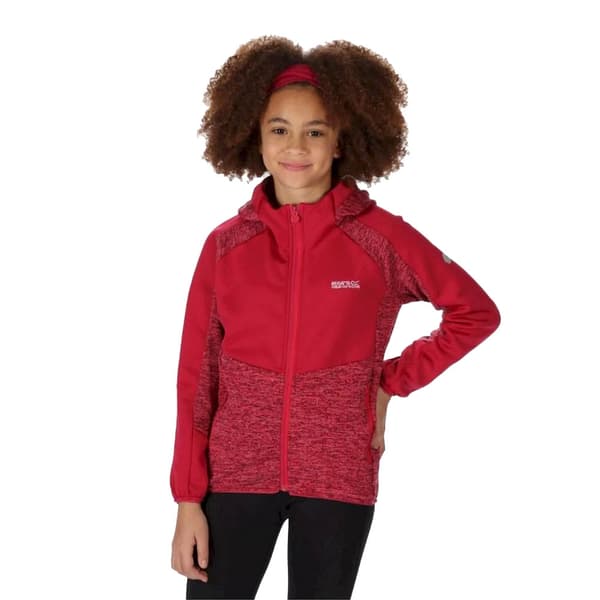 Regatta Childrens/Kids Dissolver VI Marl Fleece Full Zip Hoodie
