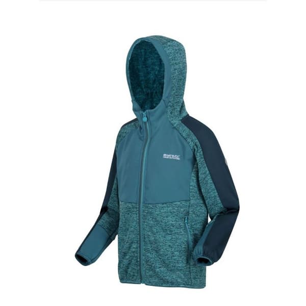 Regatta Childrens/Kids Dissolver VI Marl Fleece Full Zip Hoodie