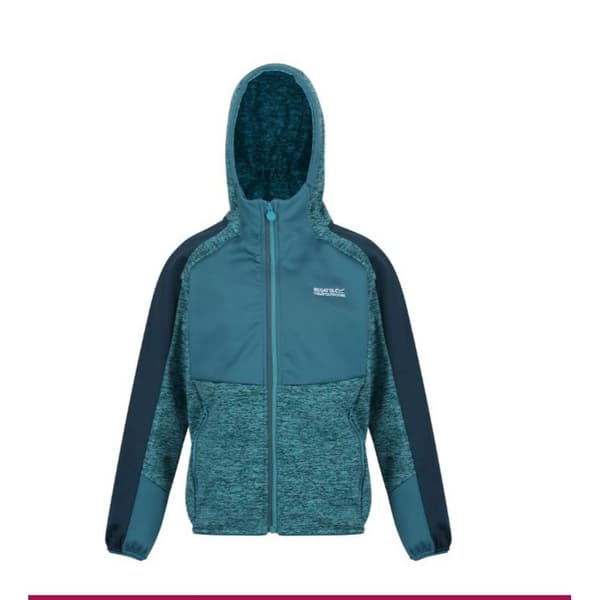 Regatta Childrens/Kids Dissolver VI Marl Fleece Full Zip Hoodie