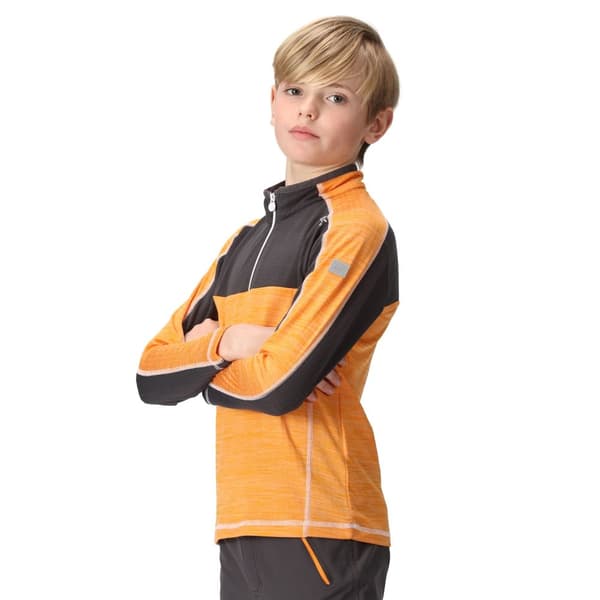 Regatta Childrens/Kids Hewley Recycled Half Zip Fleece Top