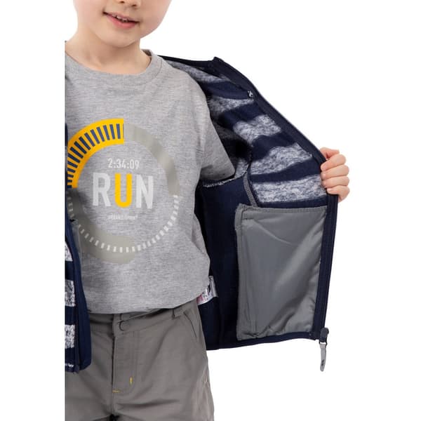 Trespass Childrens/Kids Conjure Stripe Marl Fleece Jacket