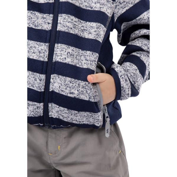 Trespass Childrens/Kids Conjure Stripe Marl Fleece Jacket