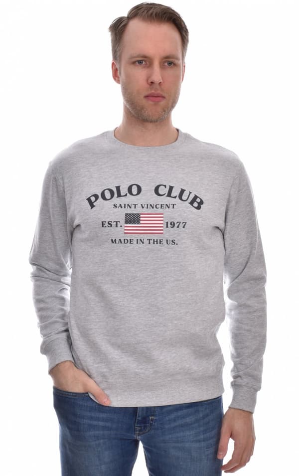 Saint Vincent - Sweatshirt Livingston Ljusgrå M