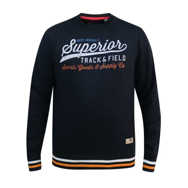 Duke D555 Marlow Superior Track & Field Kingsize Sweatshirt för herrar