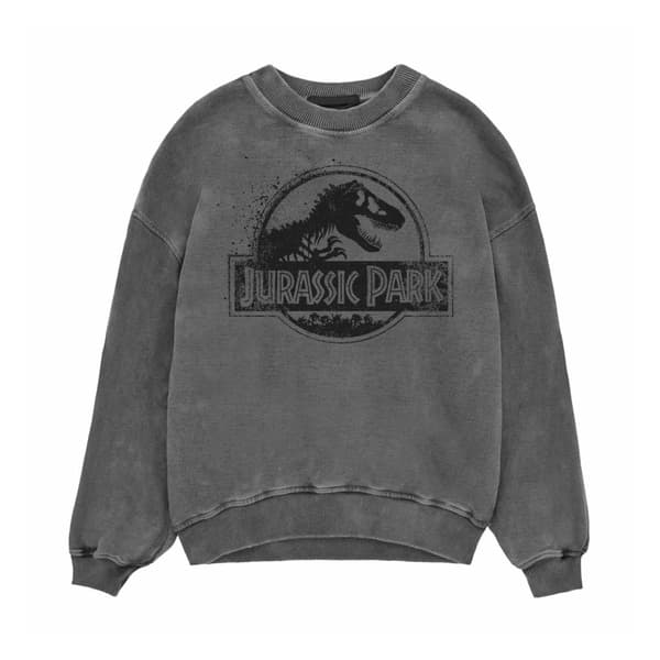 Jurassic Park Unisex tröja med spray logotyp för vuxna