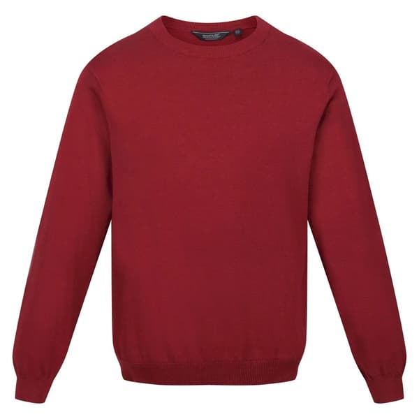Regatta Kaelen Jersey stickad jumper för män Syrah Red M