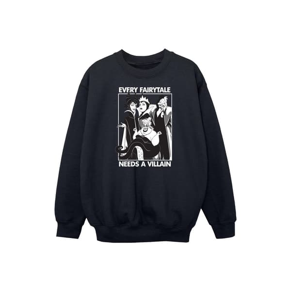 Disney Girls Villains Sweatshirt i bomull