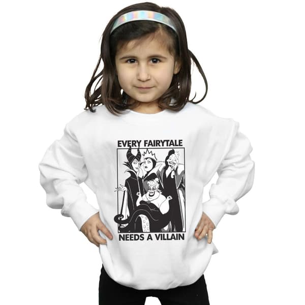 Disney Girls Villains Sweatshirt i bomull