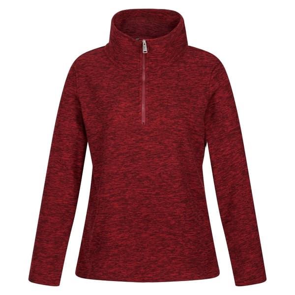 Regatta Kizmitt Marl Half Zip Fleece Top med halv lynlås til kvinder/damer