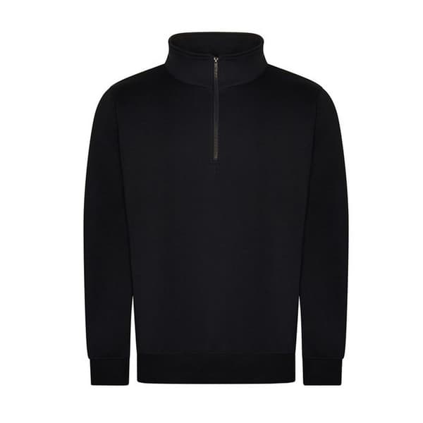 PRO RTX Mens Quarter Zip Sweatshirt Black 3XL