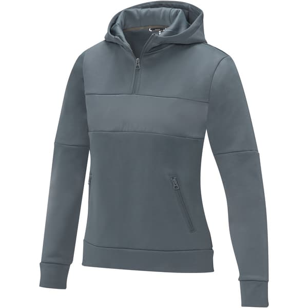 Elevate Life Womens/Ladies Anorak Hooded Half Zip Sweatshirt