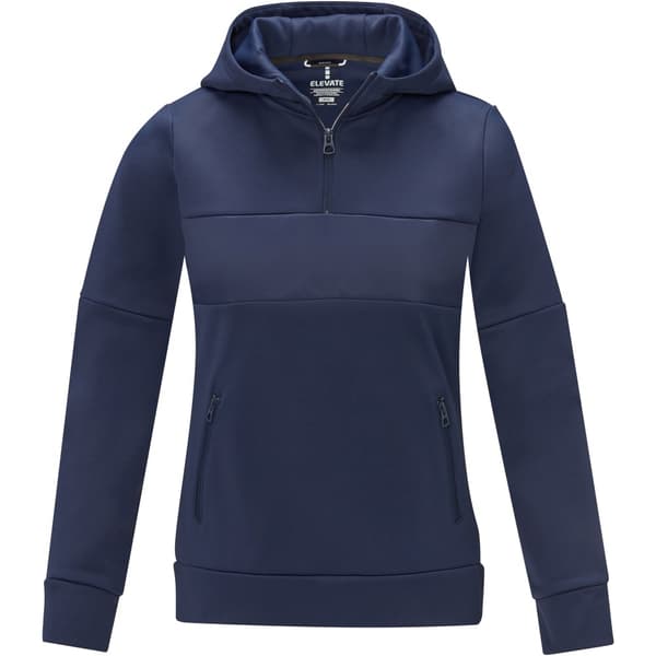 Elevate Life Kvinnor/Damer Anorak Hooded Half Zip Sweatshirt med halva dragkedjan