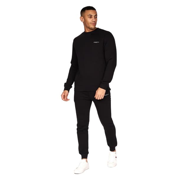 Crosshatch Mens Traymax Crew Neck Sweatshirt (Pack of 2)
