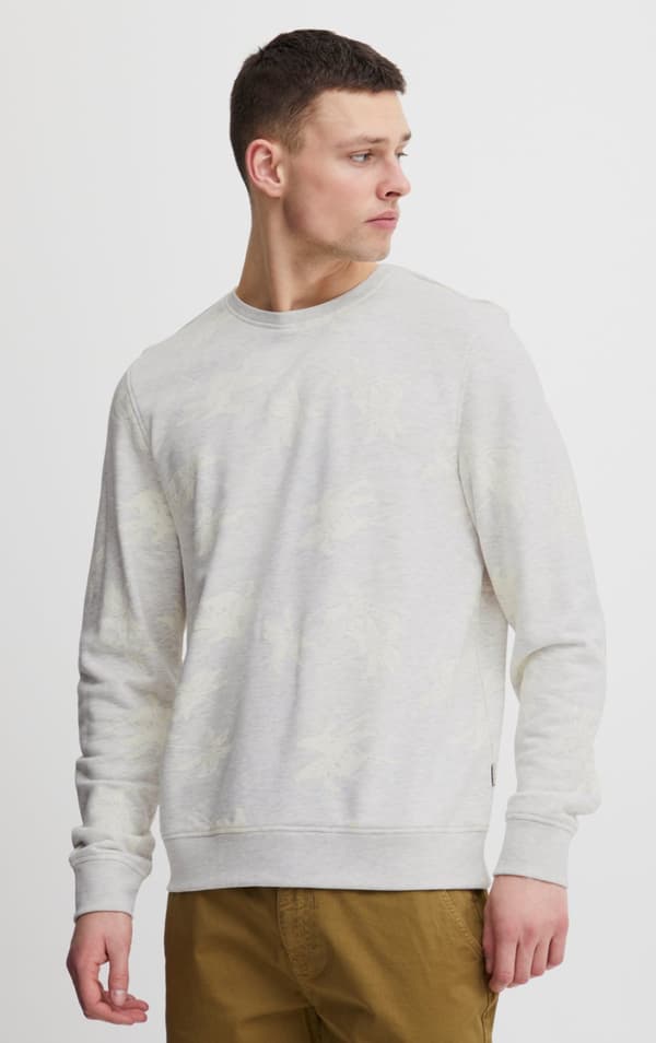 Blend - Sweatshirt 20715358 Bladmönstrad