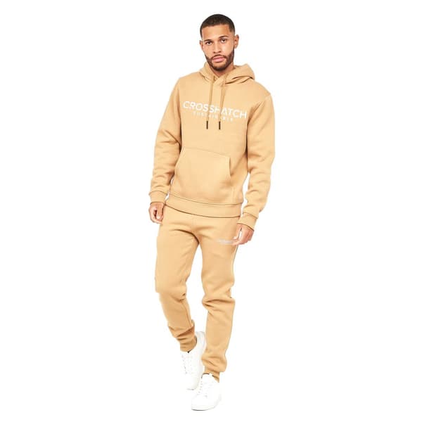 Crosshatch Mens Noma Tracksuit Linen S