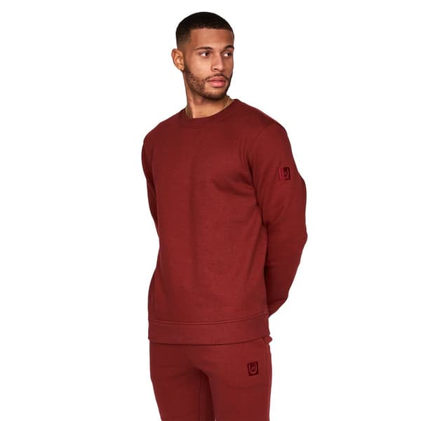 Duck and Cover Felaweres Crew Neck Sweatshirt för män Russet XL