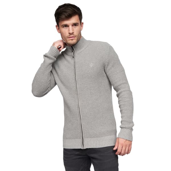 Duck and Cover Gardfire stickad jumper för män Grey Marl S